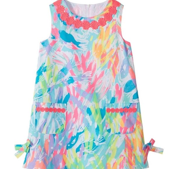 Lilly Pulitzer Other - Lilly Pulitzer GIRLS' LITTLE LILLY CLASSIC SHIFT DRESS 8 NWT sparkling sands